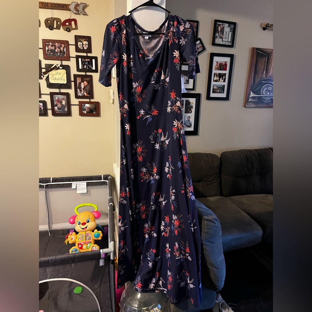 Lularoe dress, never worn, cotton dress, size large